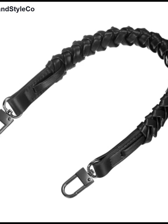 Other - Braided Purse Strap PU Leather Replacement Handle Short Handbag